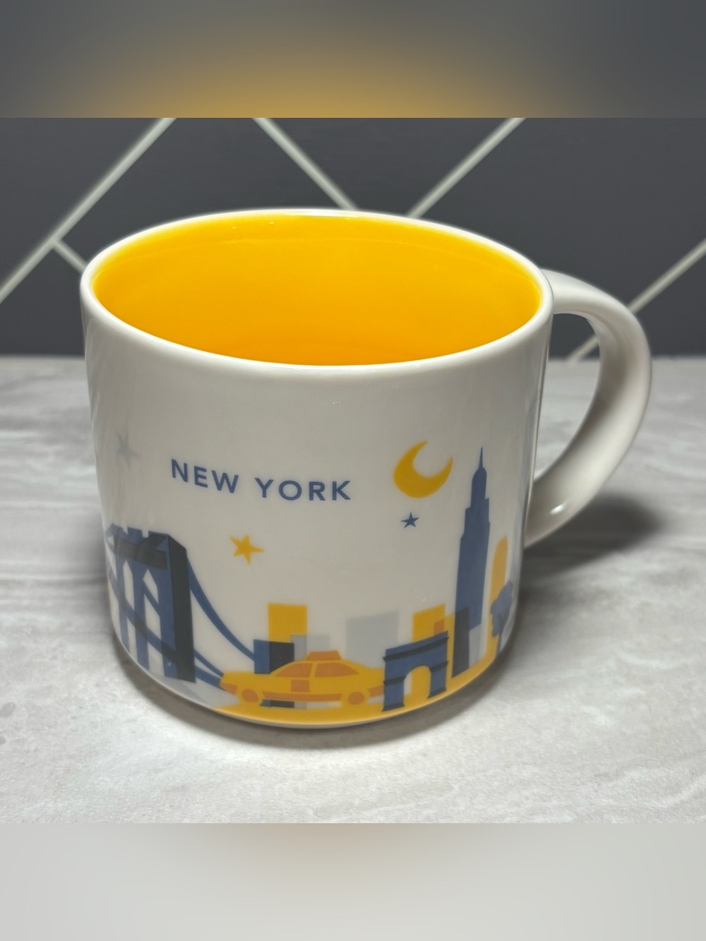Starbucks New York You Are Here Collection Series 14oz Coffee Tea Mug Cup EUC